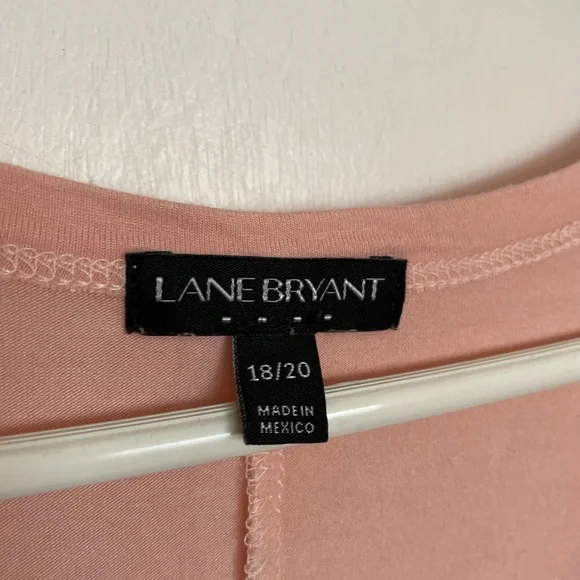 Lane Bryant Soft V-Neck Ruffle Sleeve Tee - Size 18/20 - Picture 6 of 13